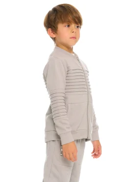 Store Mock Neck Moto Zip Jacket Kids/BOY Boys