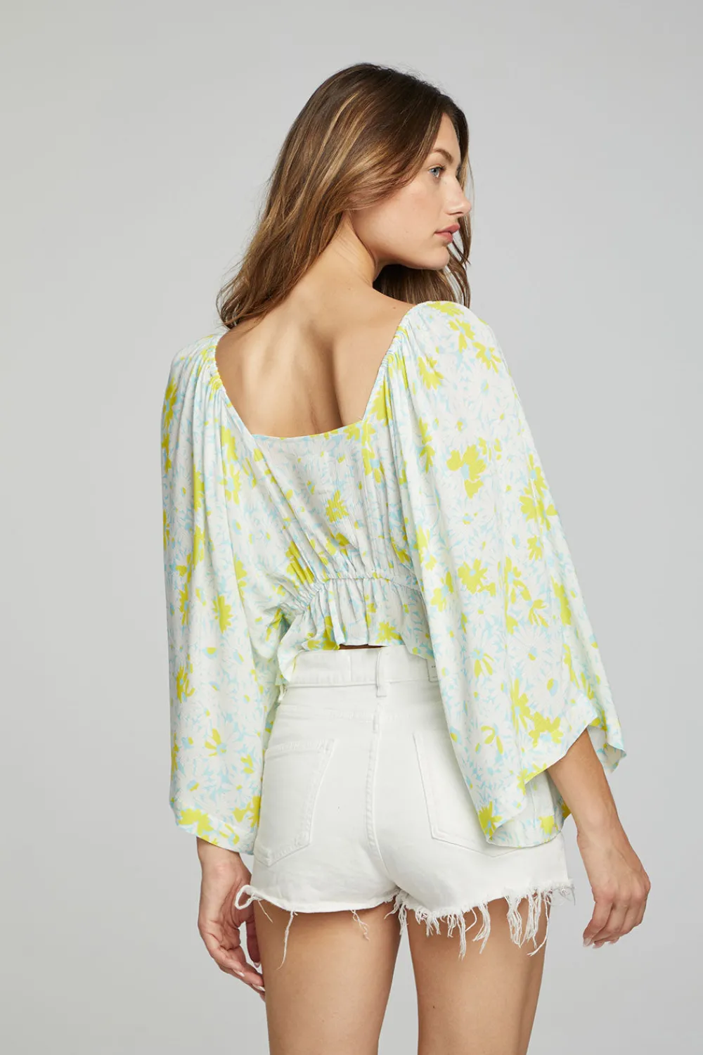 Cheap Monarch Crop Top - Daisy Floral Print Women Outerwear|Loungewear