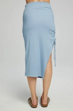 Flash Sale Mullen Midi Skirt - Faded Denim Women Loungewear|Bottoms