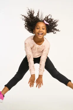 Flash Sale Mystical Sky Shirred Cozy Knit Pullover Kids Girls