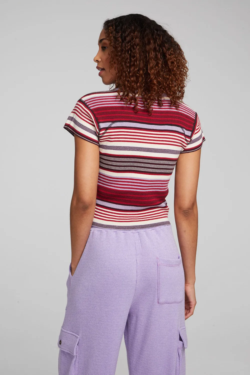 Cheap Nahal Roxy Stripe Tee Women Loungewear|Tops