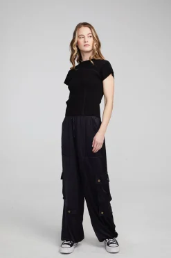 Sale Nahal Shadow Black Tee Women Loungewear|Tops