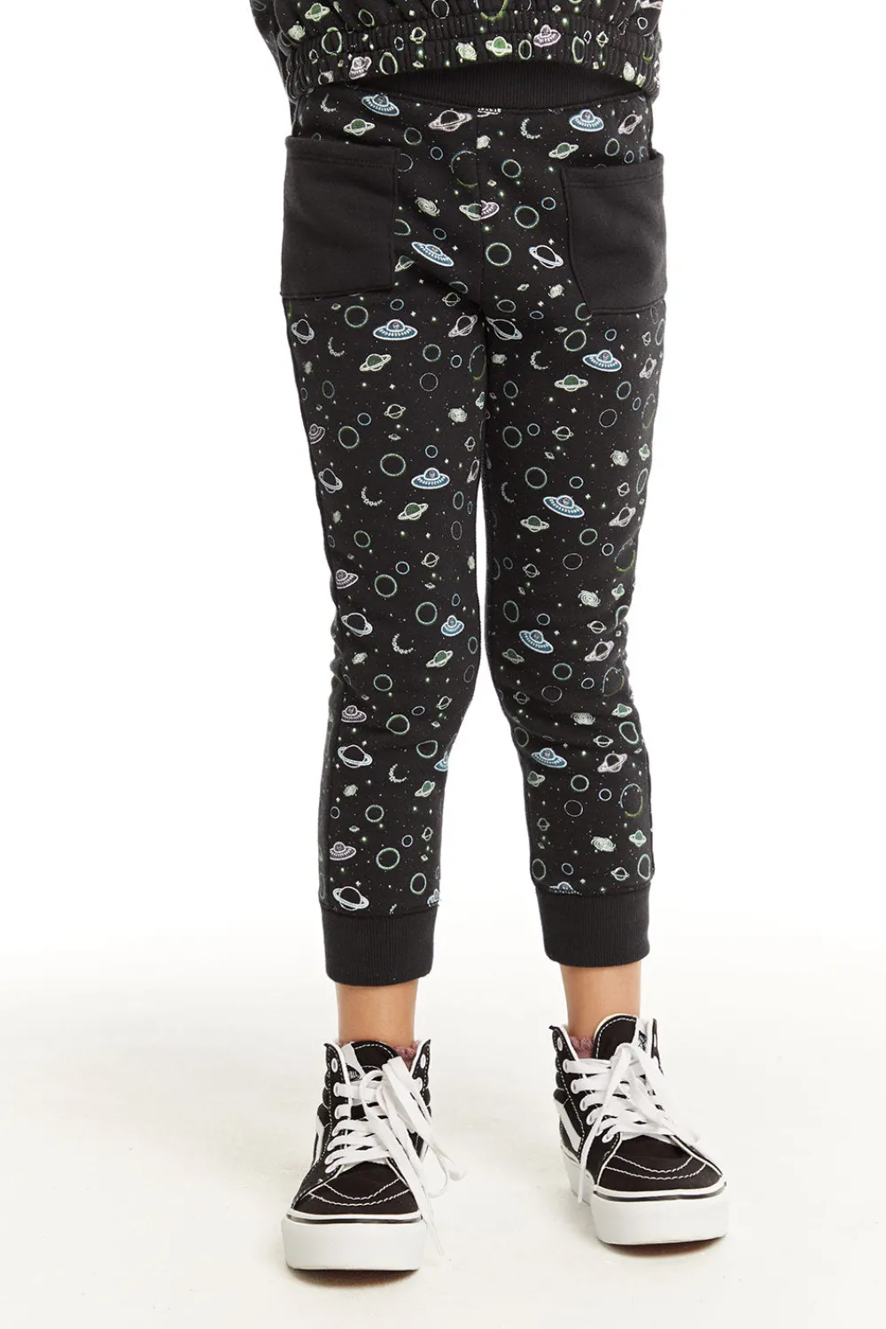 Cheap Neon Space Pants Kids Girls