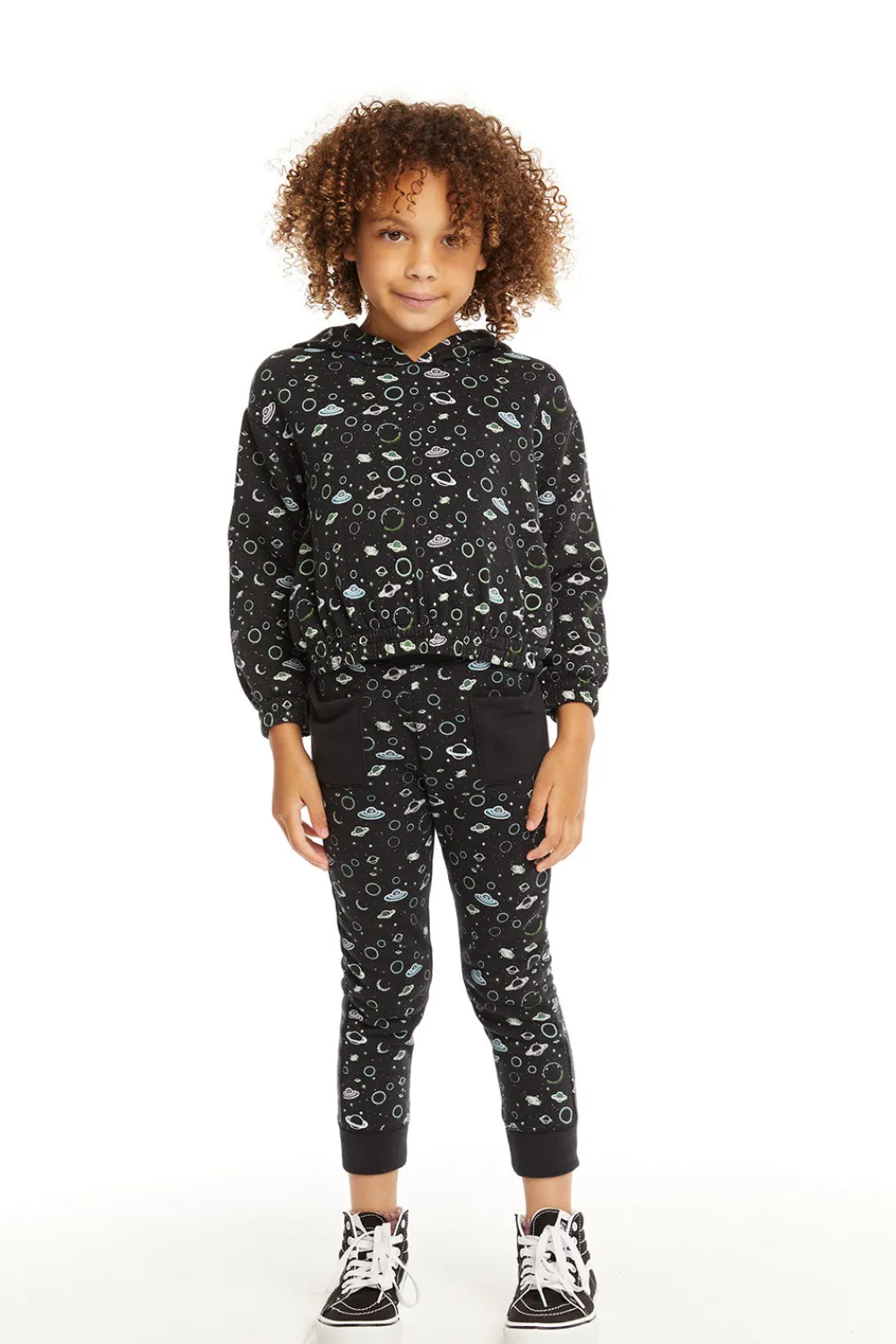 Cheap Neon Space Pants Kids Girls