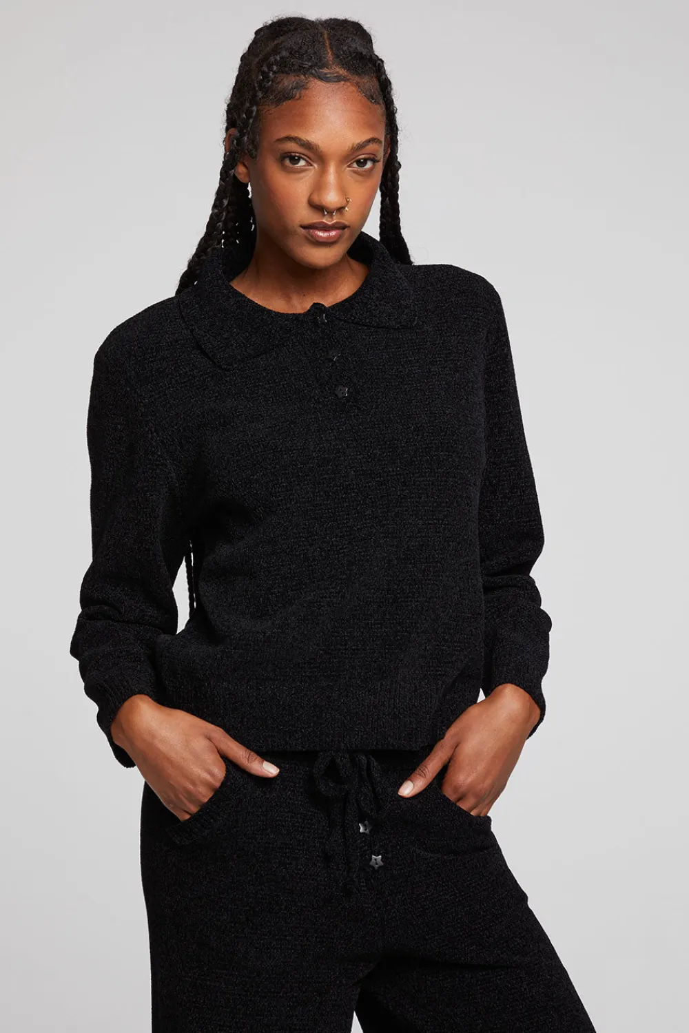 Shop Noe Licorice Pullover Women Outerwear|Loungewear