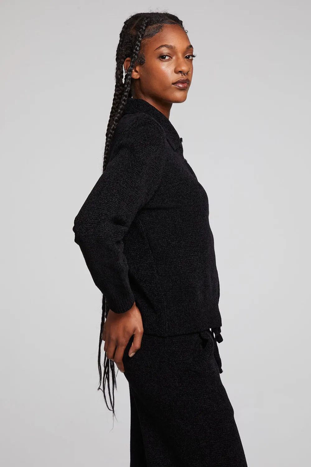 Shop Noe Licorice Pullover Women Outerwear|Loungewear