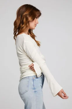New Nyla Starry White Blouse Women Loungewear|Tops