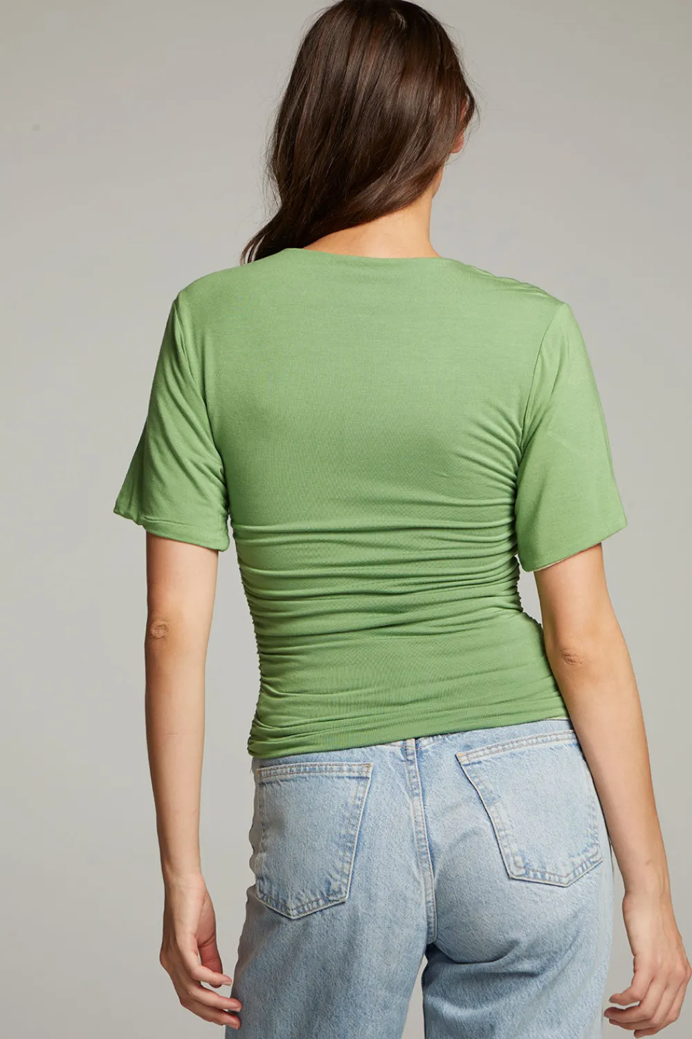 Fashion Ocala Whitecap Grey And Piquant Green Reversible Top Women Loungewear|Tops