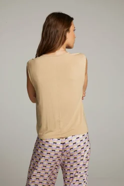 Best Sale Ocean Cappuccino Tank Women Loungewear|Tops