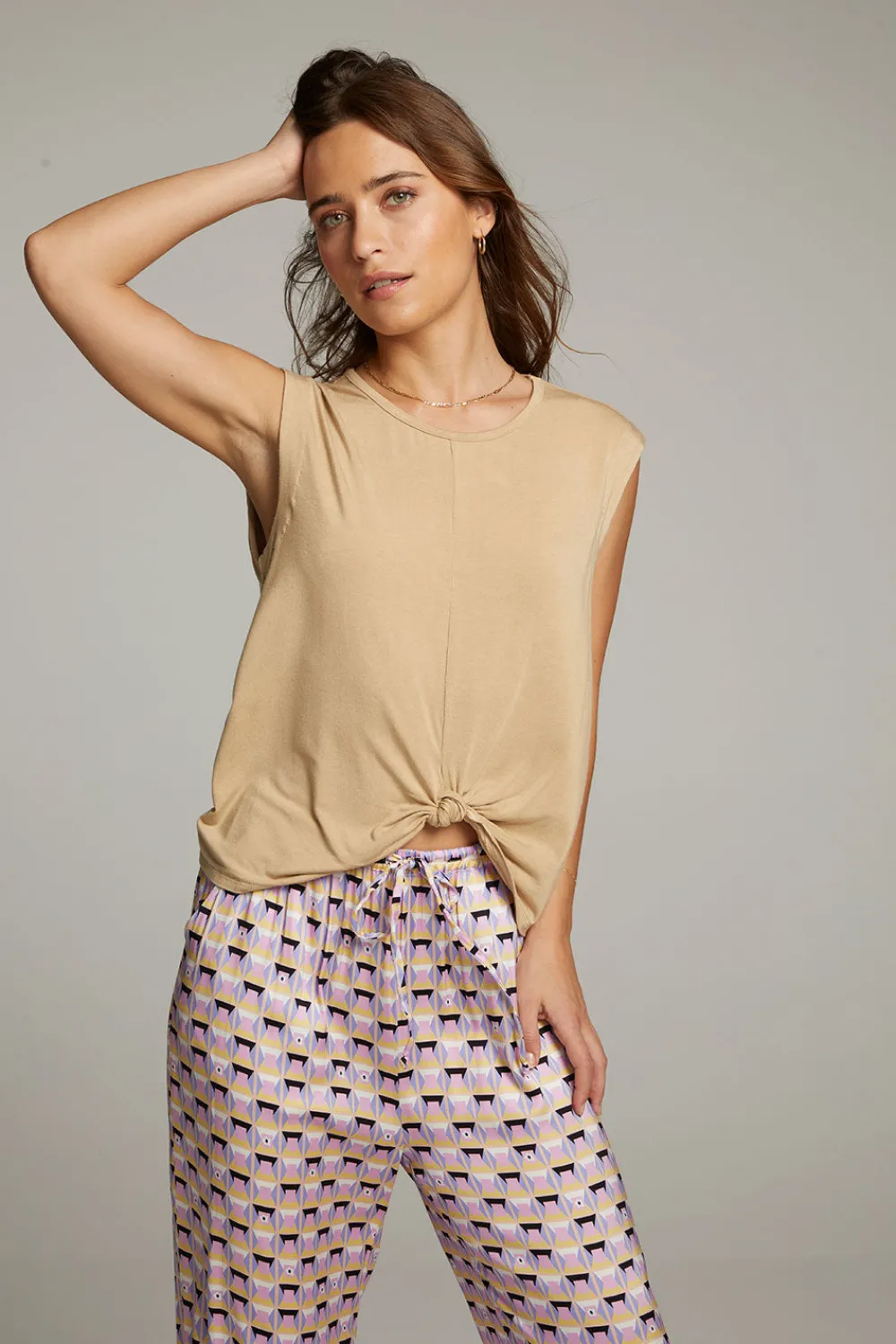 Best Sale Ocean Cappuccino Tank Women Loungewear|Tops