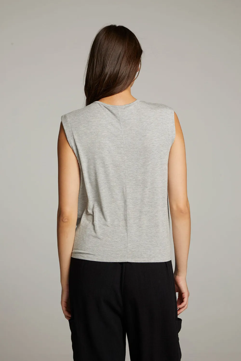 Best Ocean Heather Grey Tank Women Loungewear|Tops