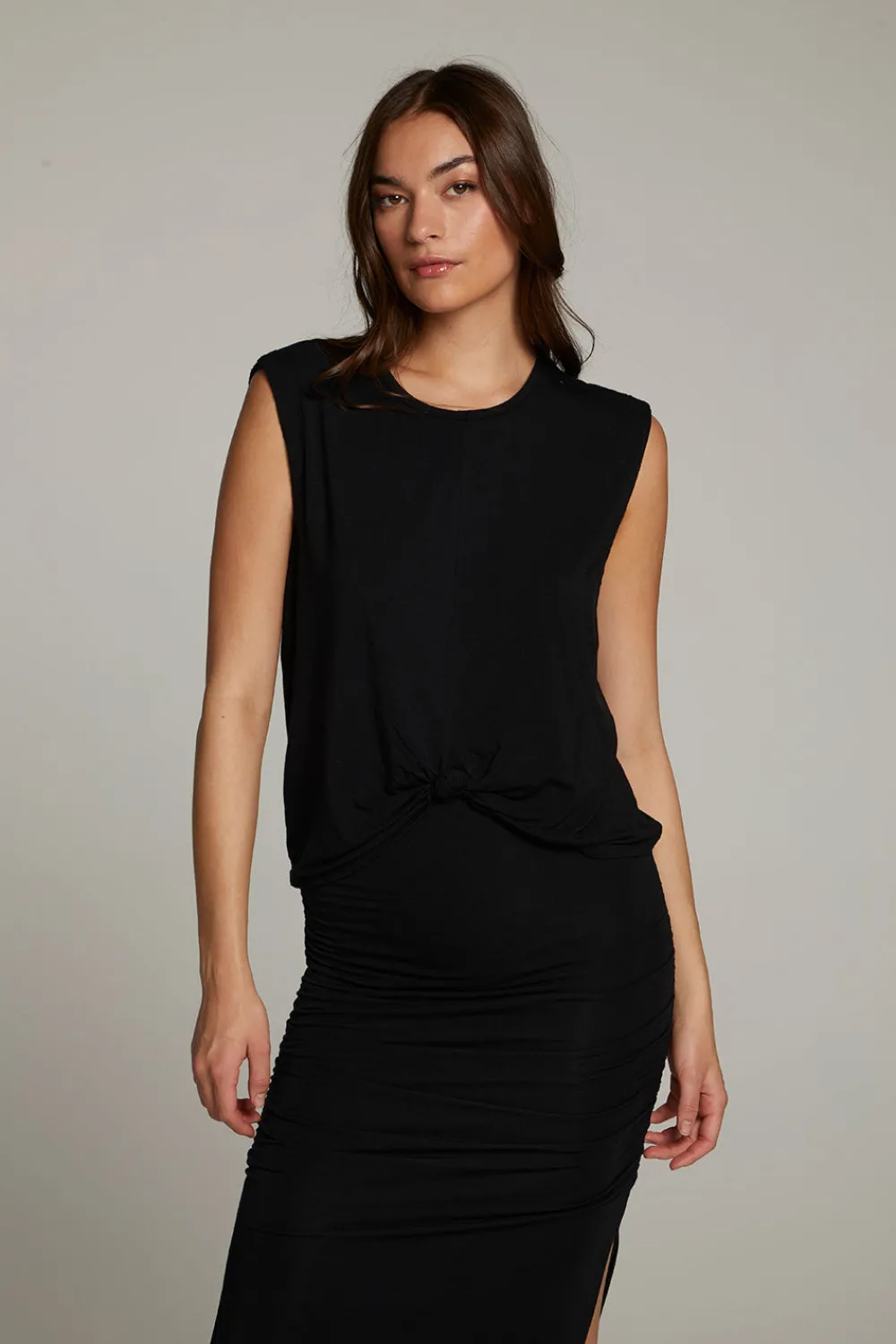 New Ocean True Black Tank Women Loungewear|Tops