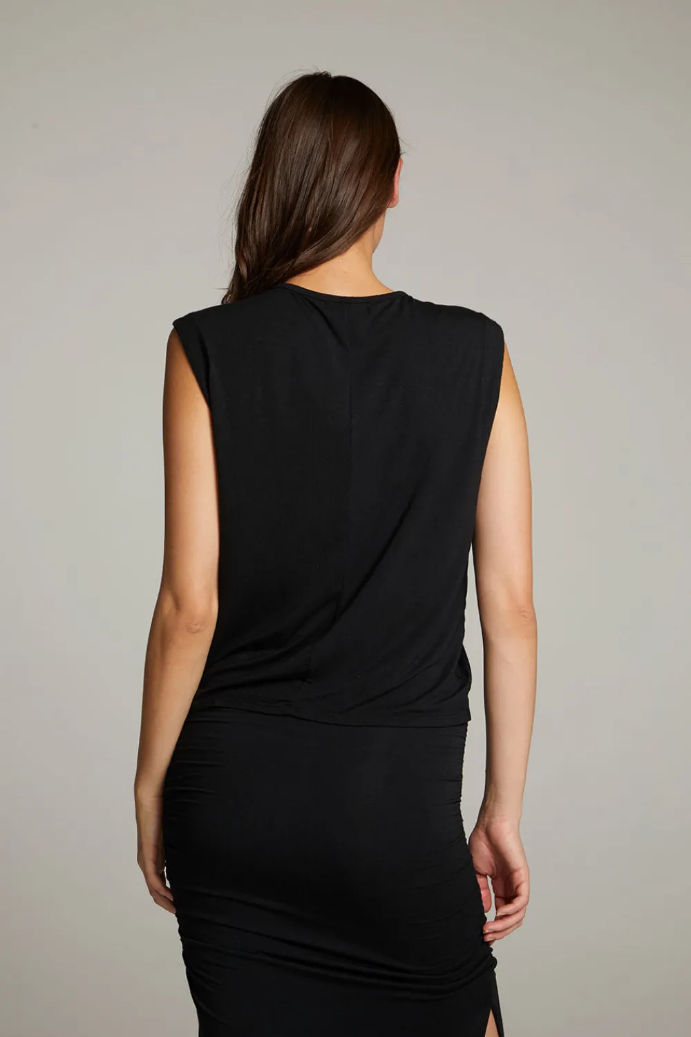 New Ocean True Black Tank Women Loungewear|Tops