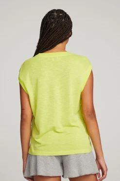 Best Sale Odessa Citron Tee Women Loungewear|Tops