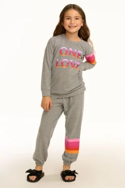 Clearance One Love Pullover Kids Girls