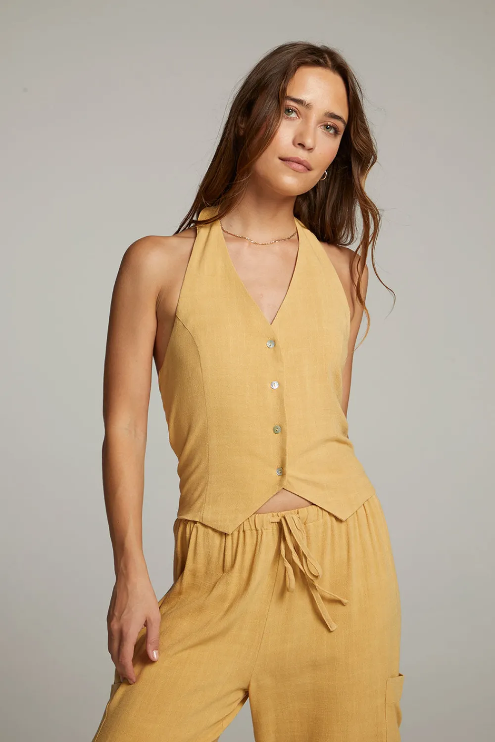 Online Orlando Parchment Vest Women Loungewear|Tops