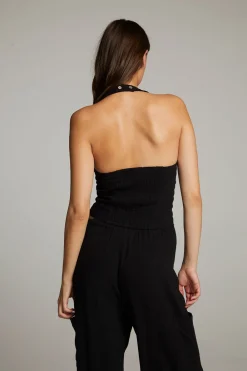 Sale Orlando True Black Vest Women Loungewear|Tops