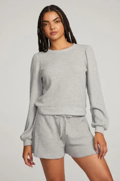 Clearance Owlsey Grey Marl Pullover Women Loungewear|Tops