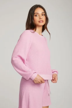 Cheap Owlsey Pastel Lavender Pullover Women Loungewear|Tops