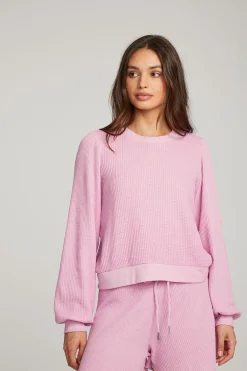Cheap Owlsey Pastel Lavender Pullover Women Loungewear|Tops