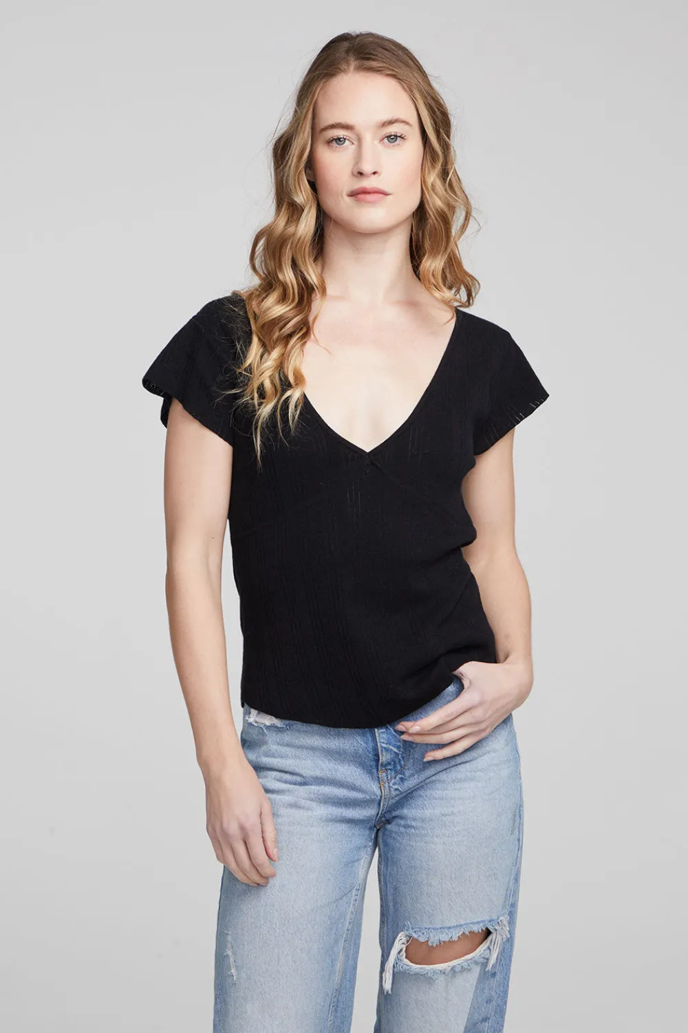 Flash Sale Page Shadow Star Black Tee Women Loungewear|Tops