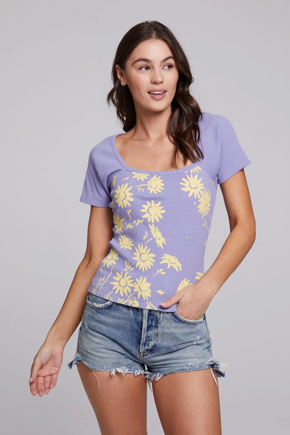 Best Painted Daisies Sambuco Tee Women Loungewear|Graphics