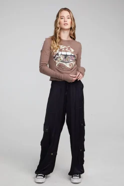 Flash Sale Paisley Lips Long Sleeve Women Loungewear|Graphics