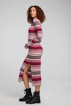 Best Palm Roxy Stripe Midi Dress Women Loungewear|Dresses