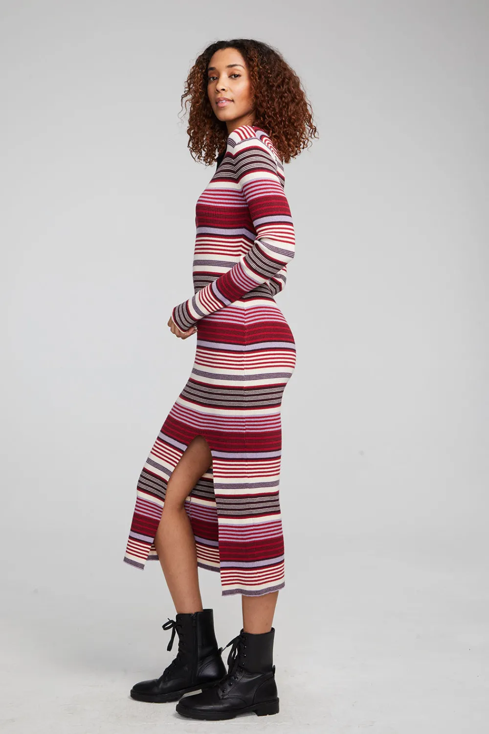 Best Palm Roxy Stripe Midi Dress Women Loungewear|Dresses