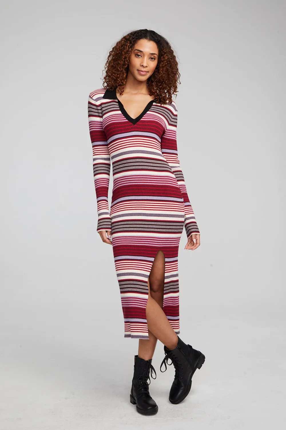 Best Palm Roxy Stripe Midi Dress Women Loungewear|Dresses