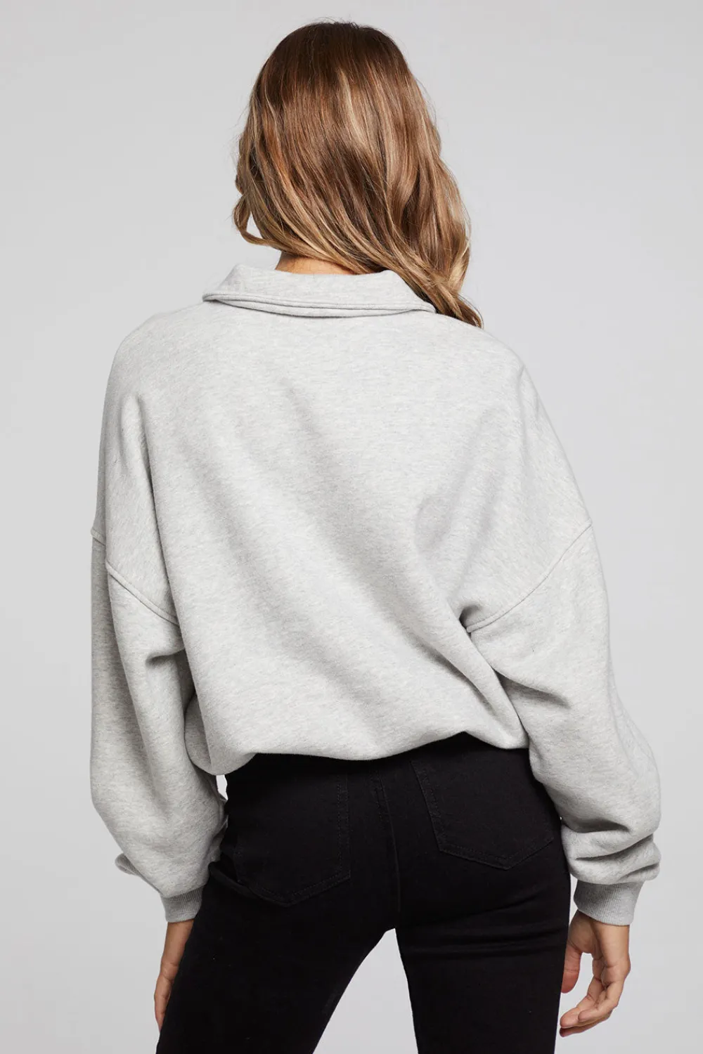 Shop Paris L'Amour Heather Grey Long Sleeve Women Loungewear|Graphics
