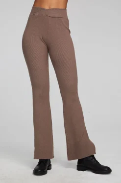 Fashion Party Deep Taupe Flare Bottoms Women Loungewear|Bottoms