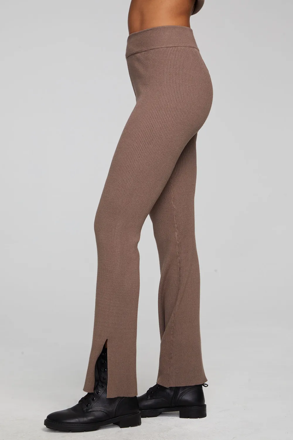 Fashion Party Deep Taupe Flare Bottoms Women Loungewear|Bottoms