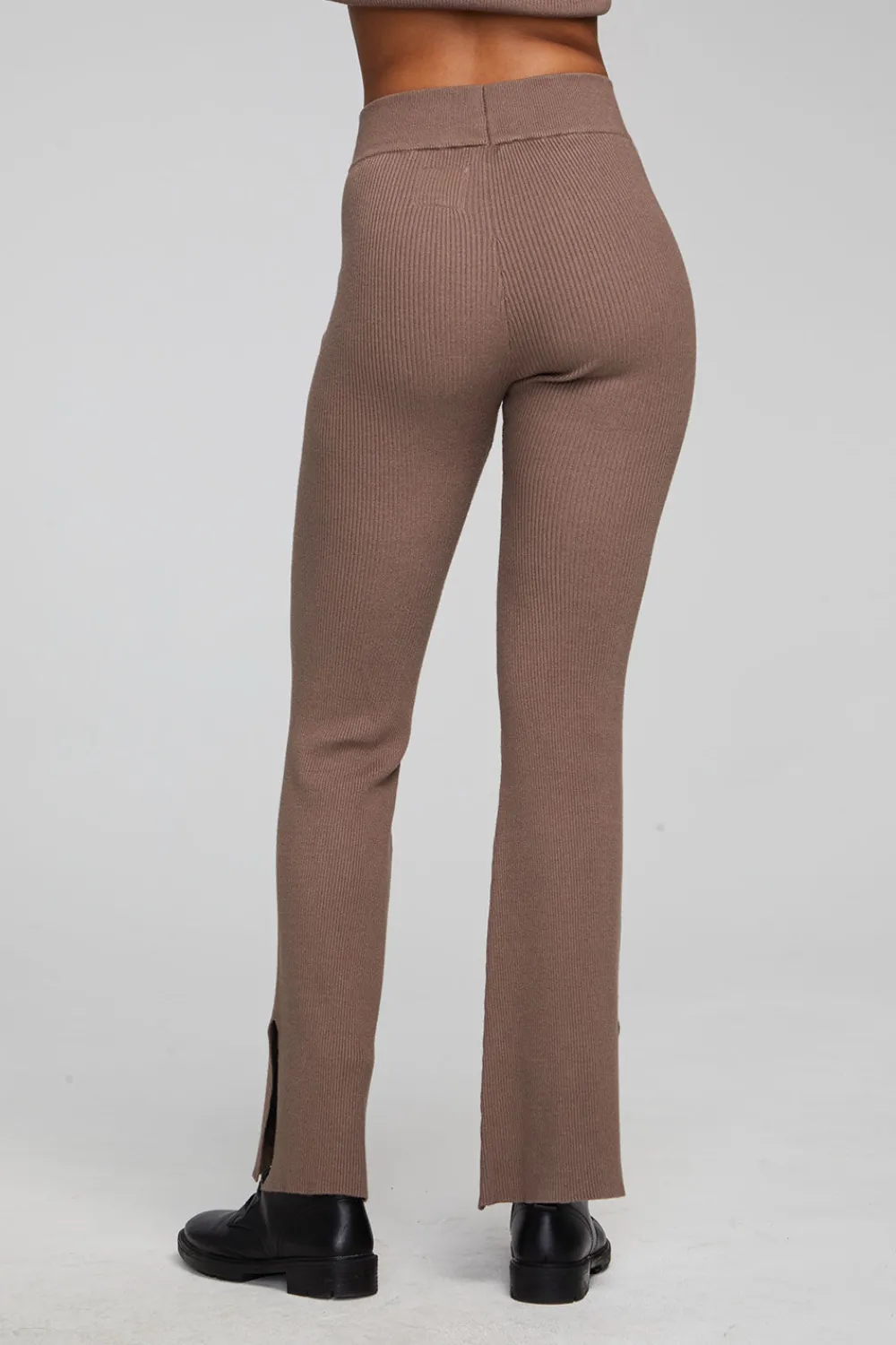 Fashion Party Deep Taupe Flare Bottoms Women Loungewear|Bottoms