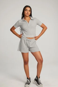Fashion Paseo Grey Marl Shorts Women Bottoms|Loungewear