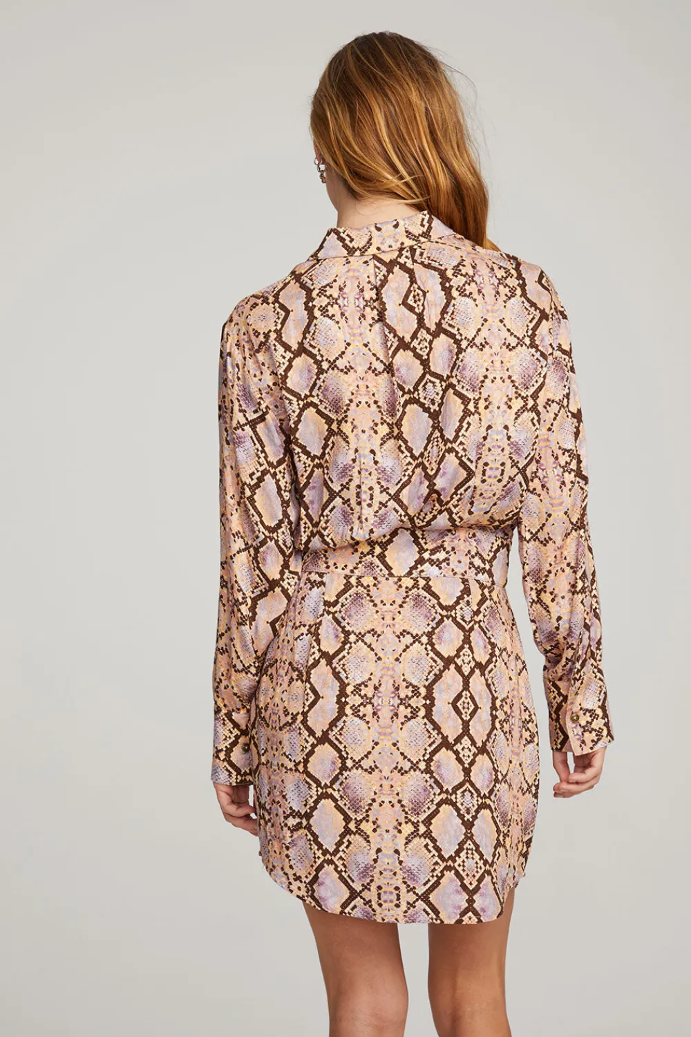 Hot Paxton Python Print Mini Dress Women Loungewear|Dresses