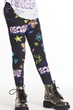 Fashion Peace & Love Girls Cozy Knit Classic Legging Kids Girls