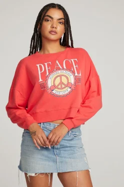 Best Sale Peace Academy Pullover Women Loungewear|Graphics