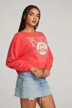 Best Sale Peace Academy Pullover Women Loungewear|Graphics