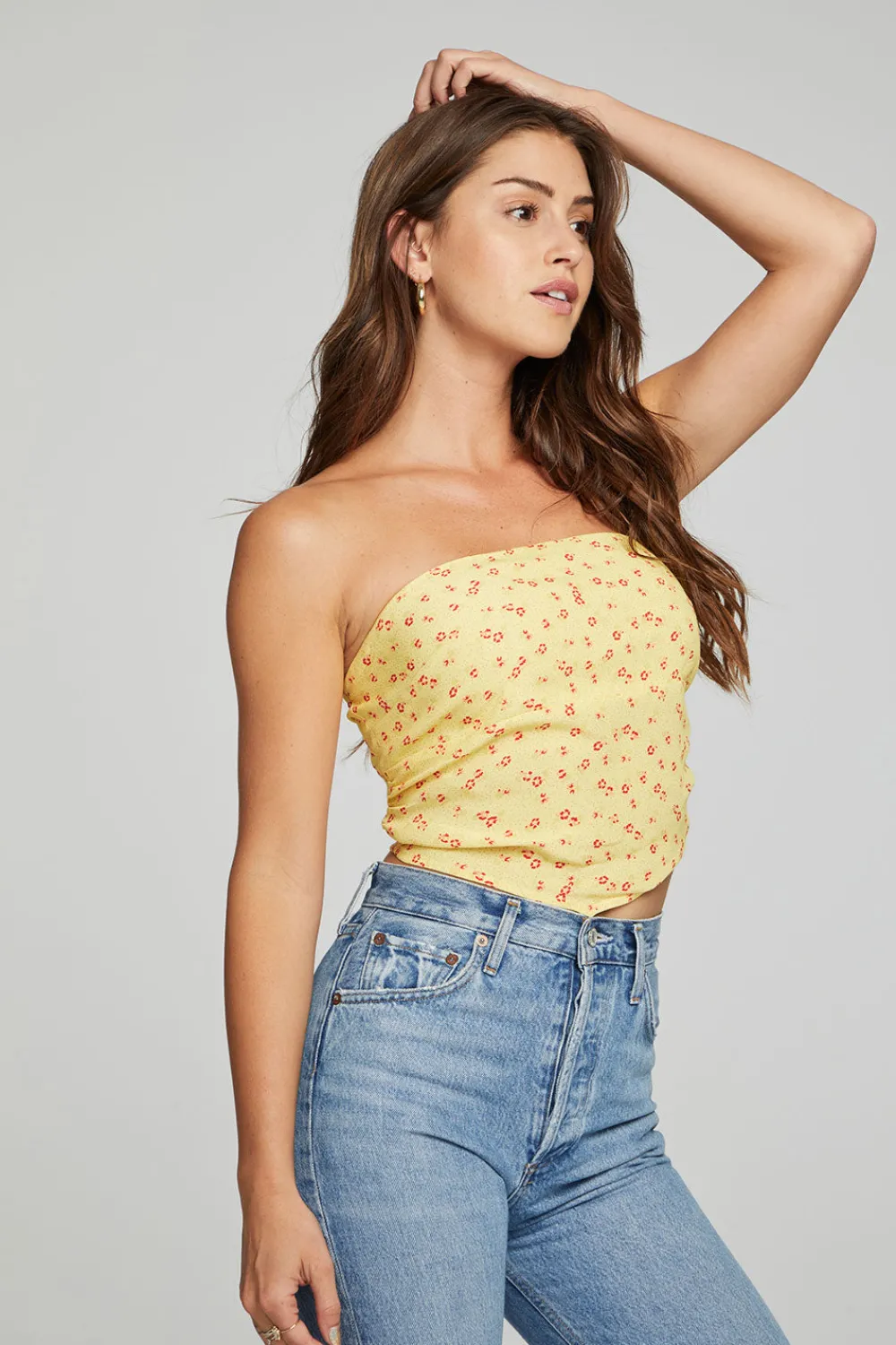 Cheap Pier Crop Top - Anise Flower Women Loungewear|Tops