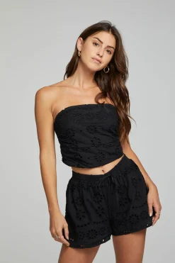 Cheap Pier Crop Top - Black Onyx Women Loungewear|Tops