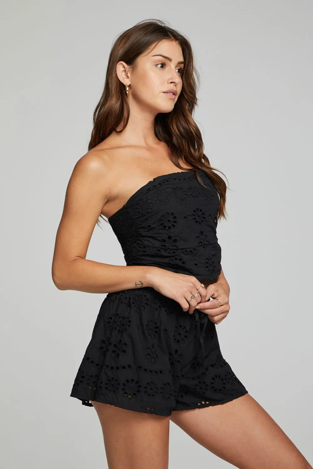 Cheap Pier Crop Top - Black Onyx Women Loungewear|Tops