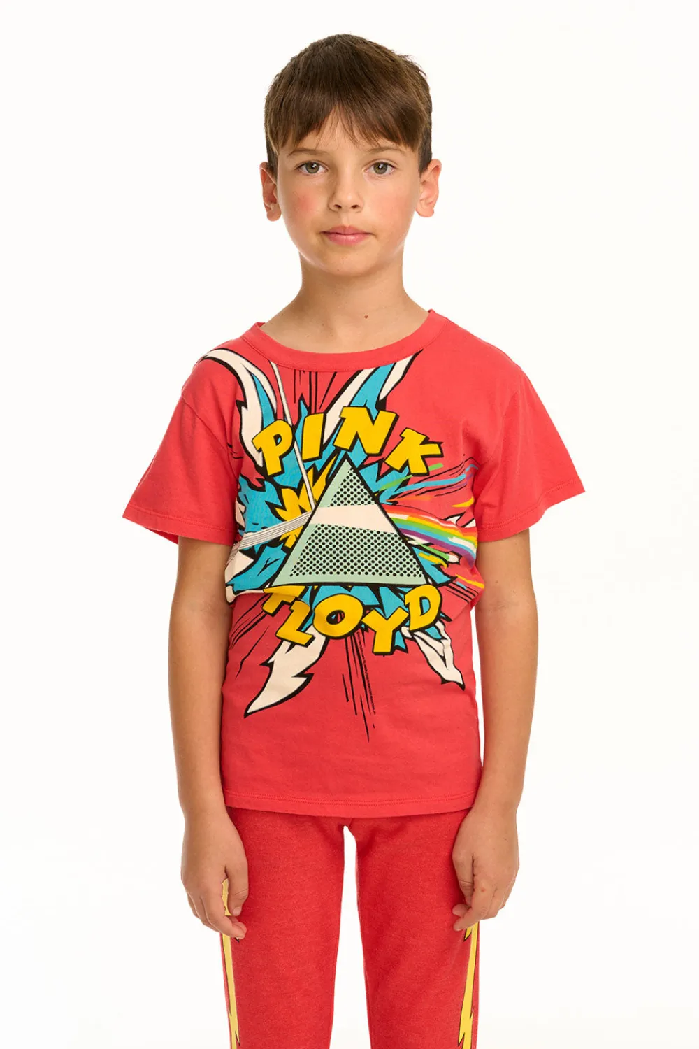Hot Pink Floyd - Dark Side Of The Moon Pop Art Tee Women/Kids/BOY Boys|Music