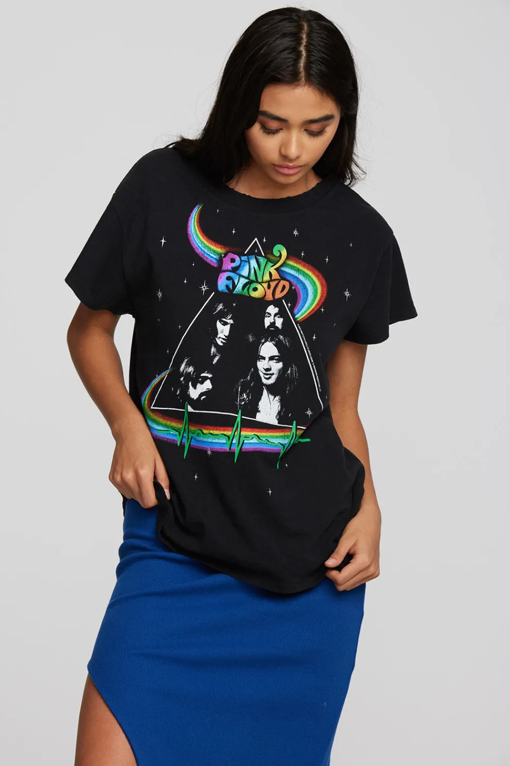 Fashion Pink Floyd - Rainbow Dark Side Of The Moon Women Music|Graphics