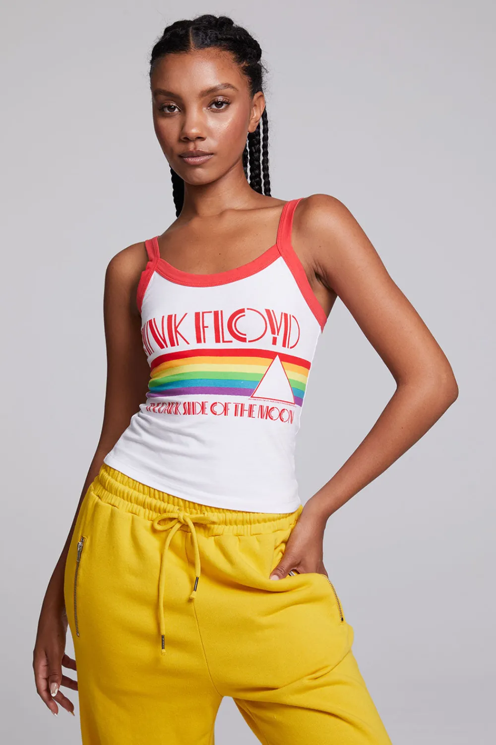 Discount Pink Floyd Rainbow Dark Side Of The Moon Tank Top Women Loungewear|Music