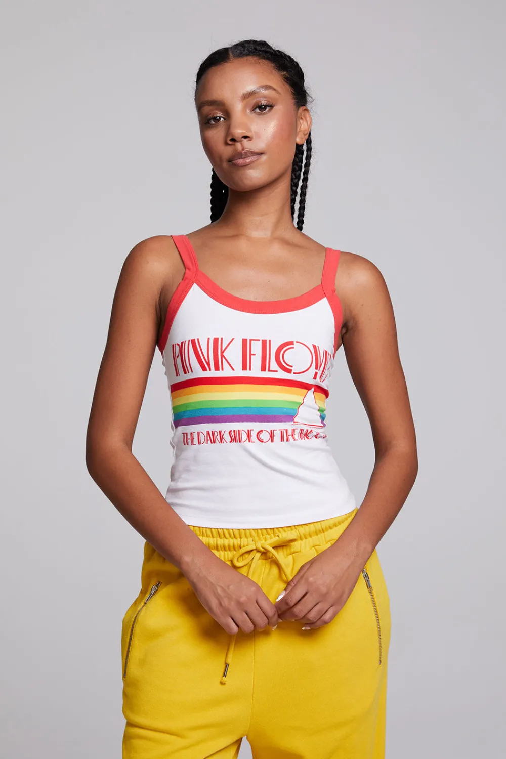 Discount Pink Floyd Rainbow Dark Side Of The Moon Tank Top Women Loungewear|Music