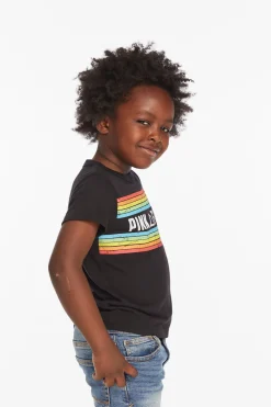 Fashion Pink Floyd Rainbow Stripe Boys Tee Women/Kids/BOY Boys|Music