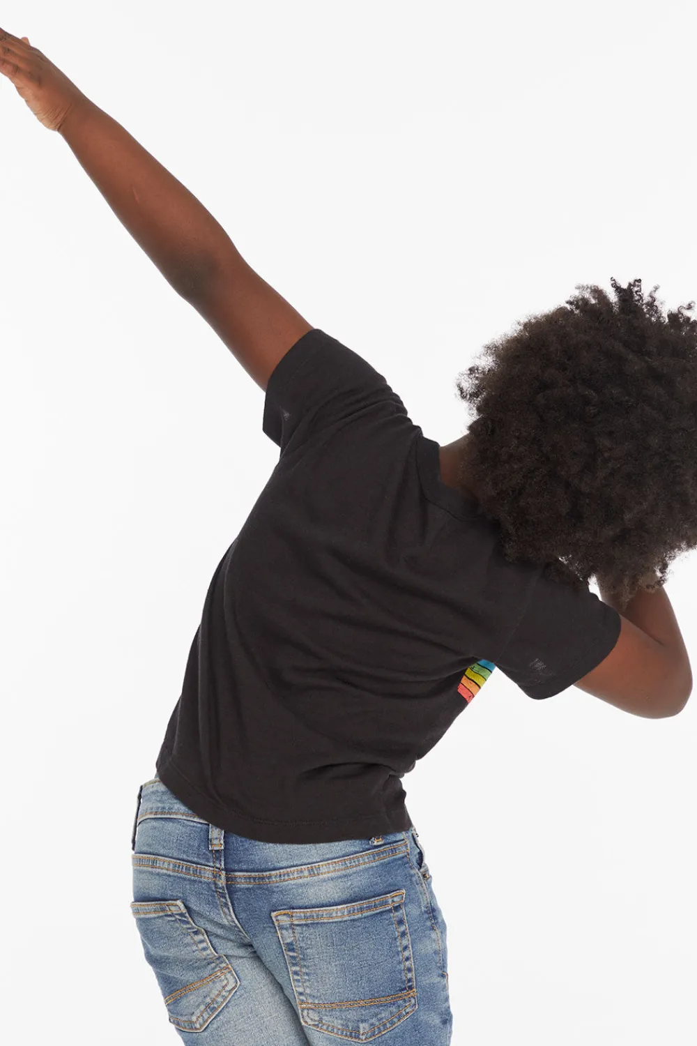 Fashion Pink Floyd Rainbow Stripe Boys Tee Women/Kids/BOY Boys|Music