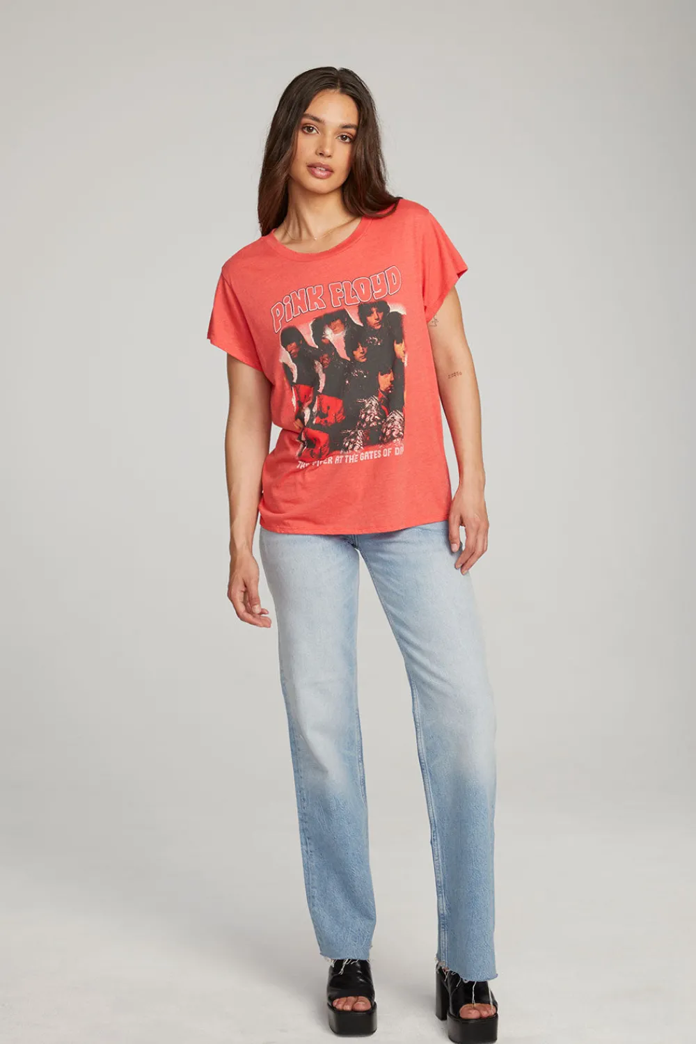 Fashion Pink Floyd The Piper Tee Women Loungewear|Music