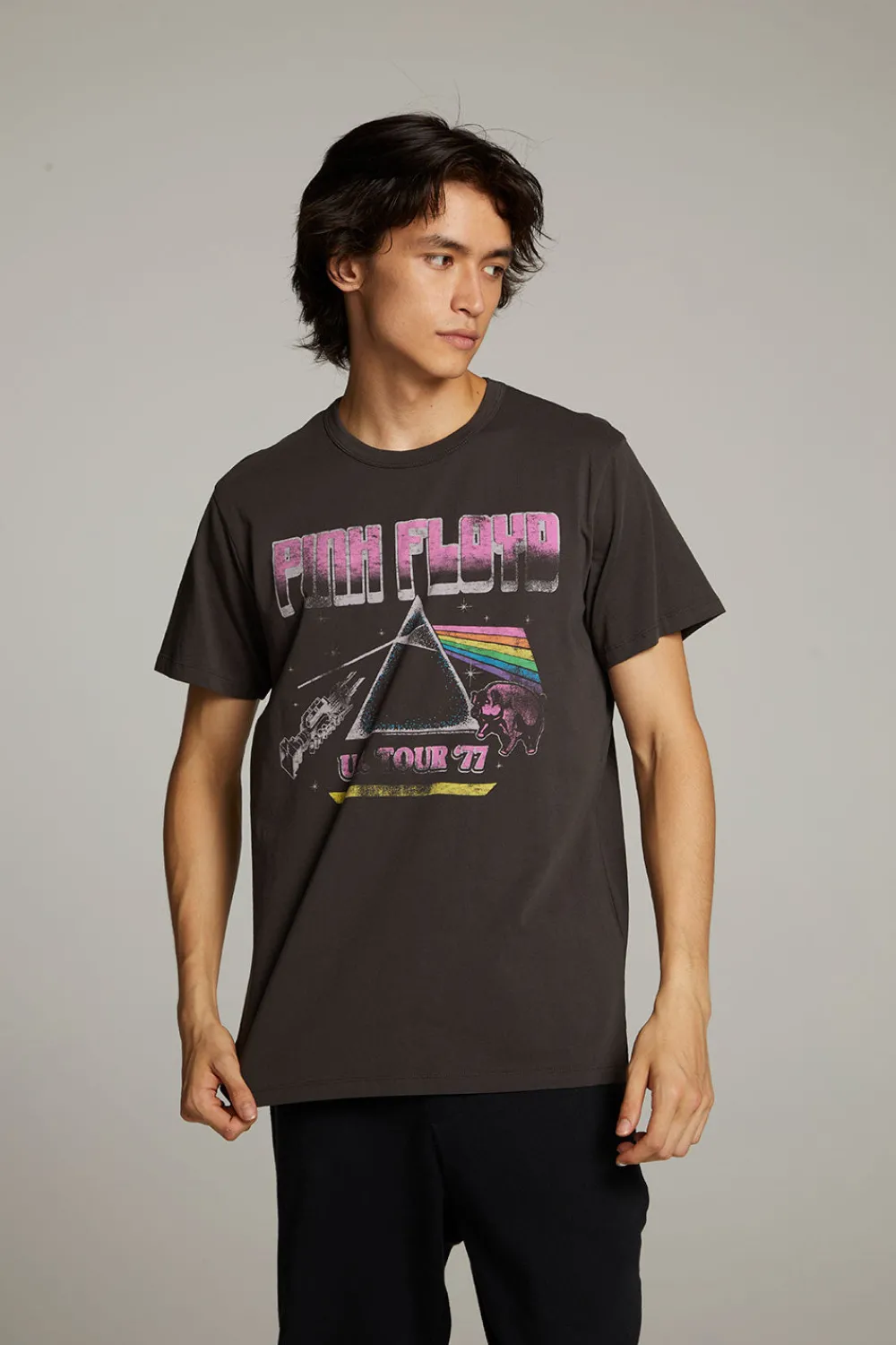 Cheap Pink Floyd U.S. Tour Crew Neck Tee Women Tops|Music